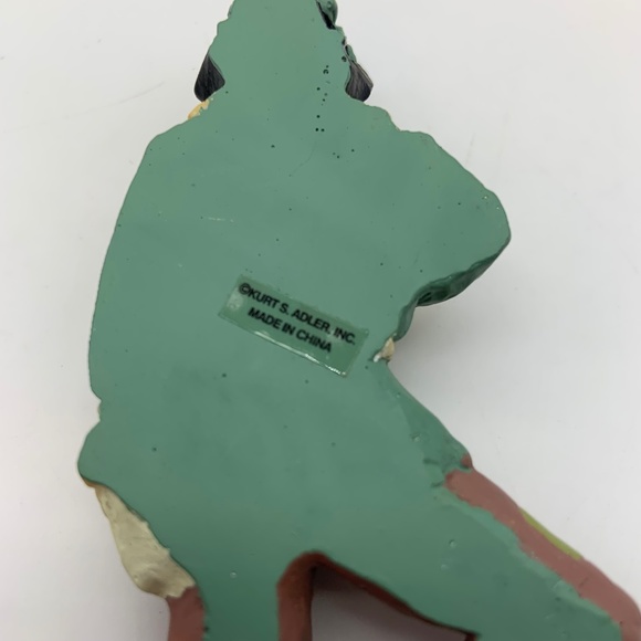 Vintage Kurt Adler Wizard of Oz The Scarecrow 'A Brain' Ceramic Ornament 2000 - Picture 7 of 8